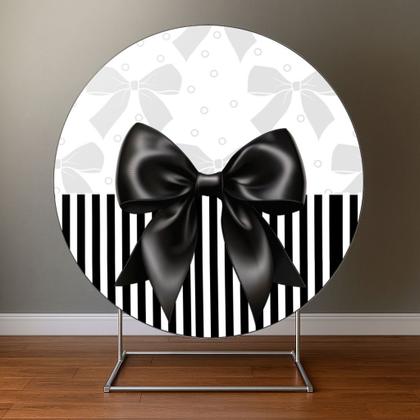 Imagem de Painel Festa Redondo C/ Elástico 1,50m Laços