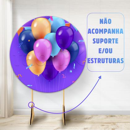 Imagem de Painel Festa Redondo C/ Elástico 1,50m Laços