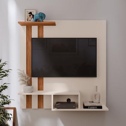 Imagem de Painel GK Suspenso Home TV 32 Polegadas Nichos Prateleira variação de cores