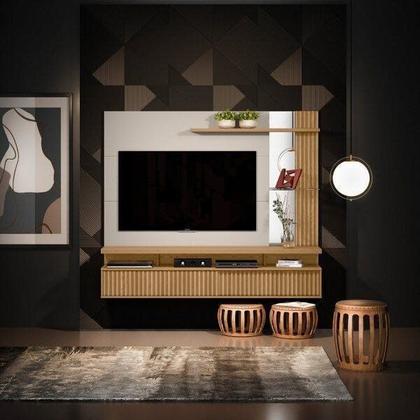 Imagem de Painel Home para TV até 60 Polegadas com Ripado Maragogi