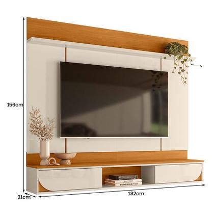 Imagem de Painel Home Suspenso Aura para TV até 65” - Madetec