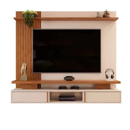 Imagem de Painel Home Suspenso Leon Para Tv Até 65 Polegadas Off White Freijó - Móveis Leartam