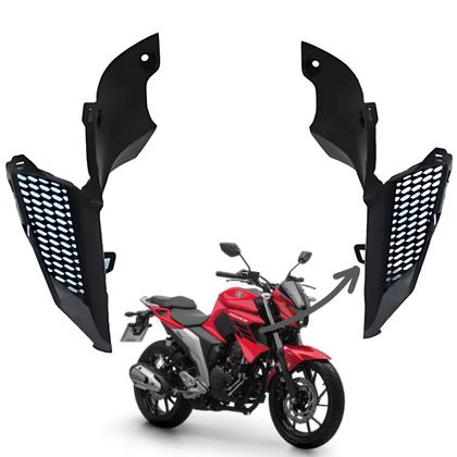 Painel Interno Aba Tanque Acabamento Menor Fazer 250 Fz25 2018 2019 2020 2021 2022 2023 2024 - Paramotos Imagem de Painel Interno Aba Tanque Acabamento Menor Fazer 250 Fz25 2018 2019 2020 2021 2022 2023 2024