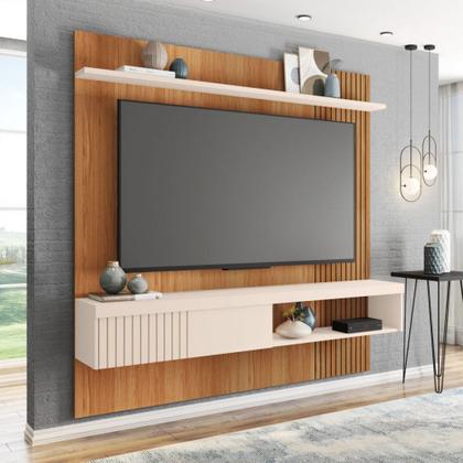 Imagem de Painel Jade para TV até 65 Polegadas Freijo Off White Caemmun