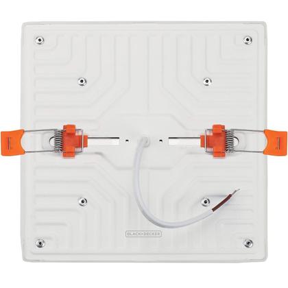 Imagem de Painel LED 2x1 17W Borda Infinita Quadrado 3000K 100-240V Black+Decker Branca Pequeno Black+Decker
