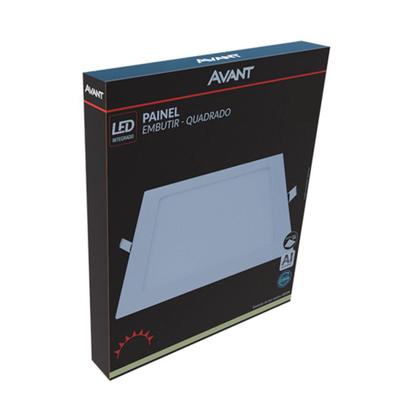 Imagem de Painel Led Avant Quadrado Embutir 30w 4000k Bivolt 5 Un