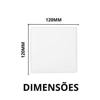 Imagem de Painel Led Flat Quadrado Borda Infinita 18w 4000K Bivolt - Avant