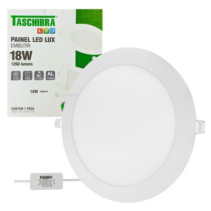 Imagem de Painel LED Taschibra LUX 18W Redondo Embutir