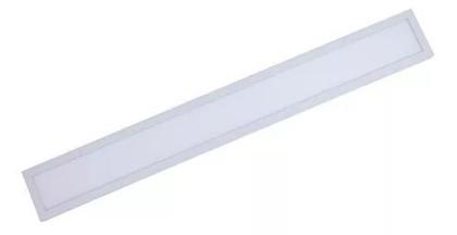 Imagem de Painel Luminária Plafon Led Embutir Retangular 10x120cm 36w Branco Quente