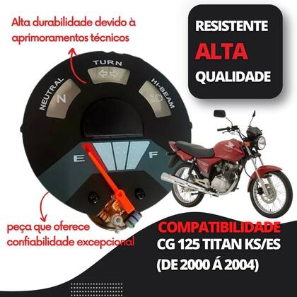 Imagem de Painel Marcador Combustível Cg Titan 125 Ks Es 2000 Até 2004