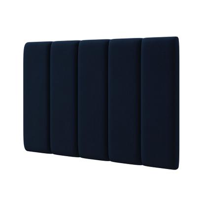 Imagem de Painel Modulado Nashira 60x20 Cm / Z-007 Sued Azul Marinho