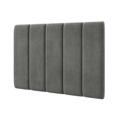 Imagem de Painel Modulado Nashira 60x20 Cm / Z-008 Sued Cinza