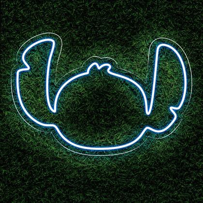 Imagem de Painel Neon Led Desenho Stitch Luminária Decorativa Disney