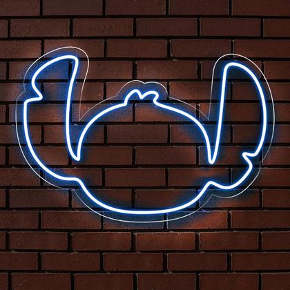 Imagem de Painel Neon Led Desenho Stitch Luminária Decorativa Disney