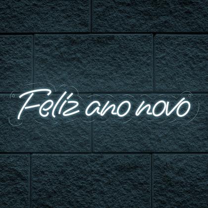 Imagem de Painel Neon Led Feliz ano novo Decoração Festa Reveilon 2024