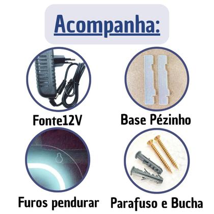 Imagem de Painel Neon Numero sete 7 Instagram Iluminação 30 Cm