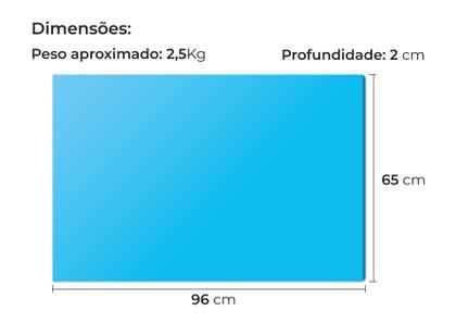 Imagem de Painel p/ Fotos, Recados, Notas + 24 Imãs + Tecnologia 96x65