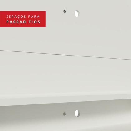 Imagem de Painel Para Até 60 Polegadas Madesa Alfa - Branco Branco