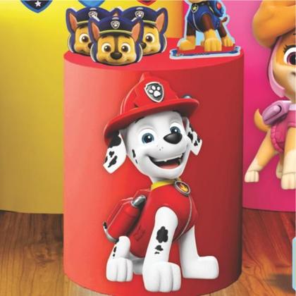 Imagem de Painel para Decoração Festa Patrulha Canina Marshall em EVA 1 Uni Piffer - Inspire sua Festa Loja