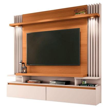 Imagem de Painel Para Home Suspenso Ambiente Cosmo Cinamomo Off White  Hb Móveis