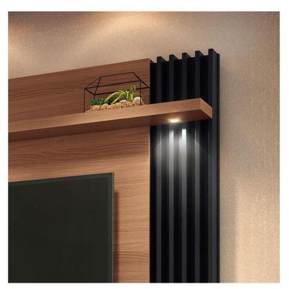Imagem de Painel Para Home Suspenso Cosmo Nature Preto - Hb Móveis