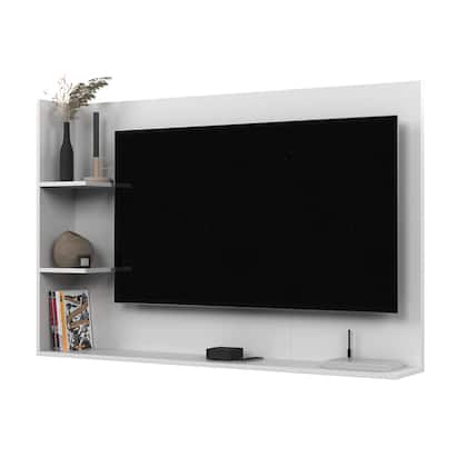 Imagem de Painel Para TV 50 Polegadas Sala/Quarto Suspenso Com Prateleira Nicho Berlim