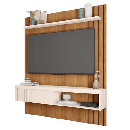 Imagem de Painel Para Tv 55 Polegadas Marrom Moon Caemmun