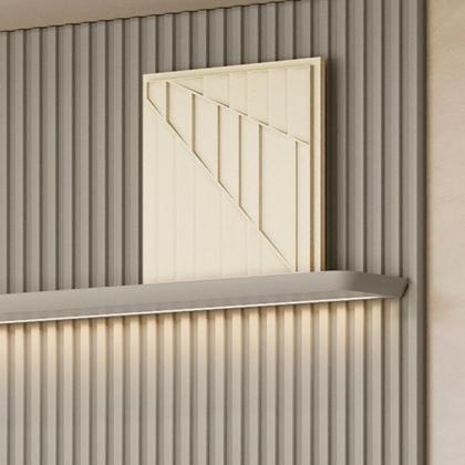 Imagem de Painel para Tv 60 Polegadas com Led Ripado Modular