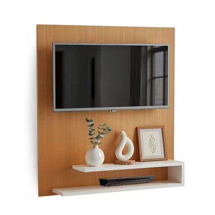 Imagem de Painel Para Tv Até 32 Polegadas Com Prateleira Liso e Ripado