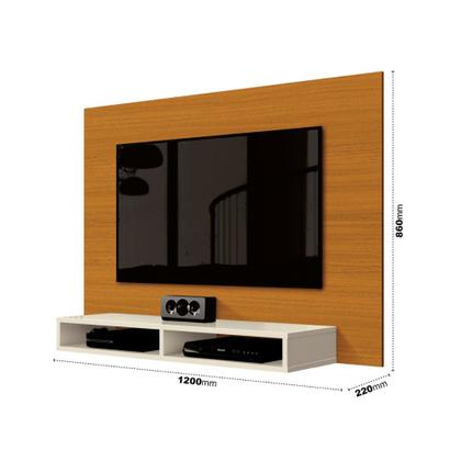 Imagem de Painel Para TV Até 42 Polegadas 1,20m Fox New Cedro