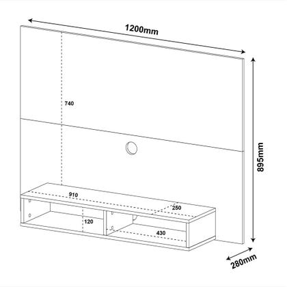 Imagem de Painel para TV até 42 polegadas Flash Artely