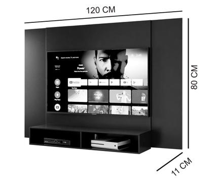 Imagem de Painel para TV  até 43" Polegadas com 2 Nichos para Quarto e Sala- Várias Cores