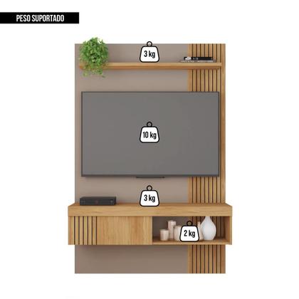 Imagem de Painel Para TV Até 45 Polegadas Moon Marrom Caemmun