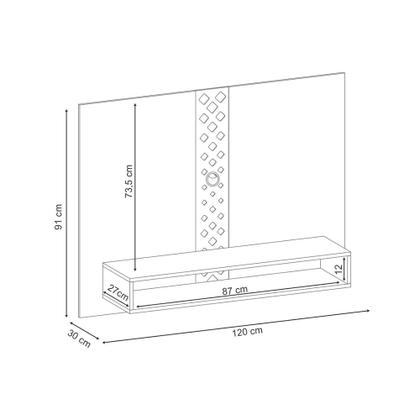 Imagem de Painel para TV até 47 Polegadas Form HB Móveis