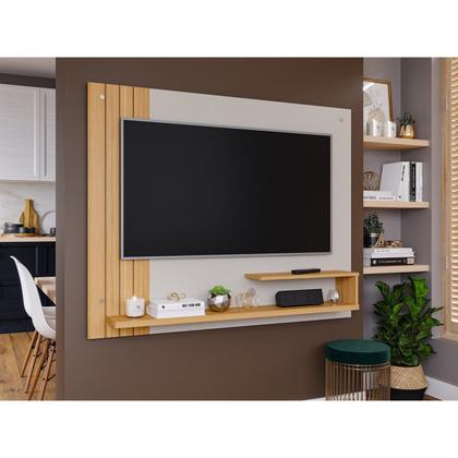 Imagem de Painel para TV até 50 Polegadas 100% MDF 135CMX108CM Dunas Branco