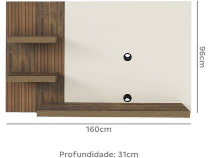 Imagem de Painel para TV até 50 Polegadas Chess Artely