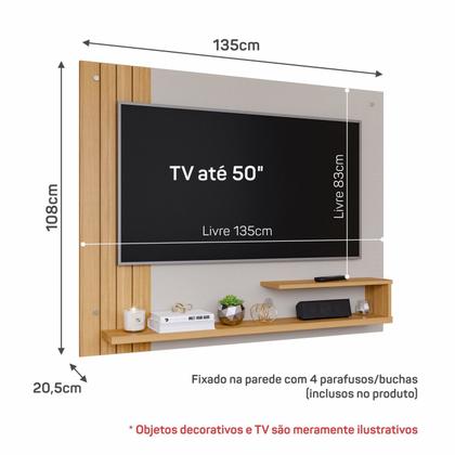 Imagem de Painel para Tv até 50 Polegadas Dunas 100% MDF