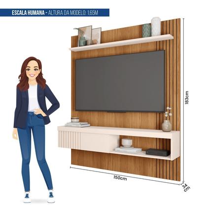 Imagem de Painel para TV até 55 Polegadas com Ripado Moon