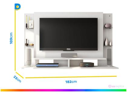 Imagem de Painel Para TV Até 55 Polegadas Elite Branco Caemmun