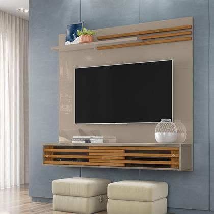 Imagem de Painel para TV até 55 Polegadas Frizz Sublime 281133 Fendi/Naturale Madetec