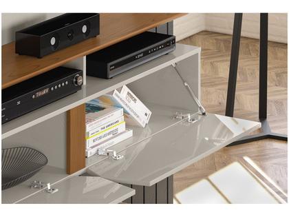 Imagem de Painel para TV até 55 polegadas Intense Lukaliam Off White / Damasco
