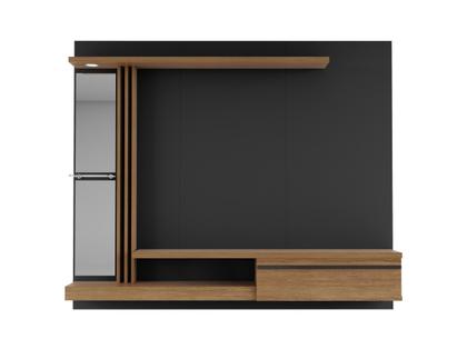 Imagem de Painel para TV até 55 Polegadas LED Prateleira de Vidro Denver