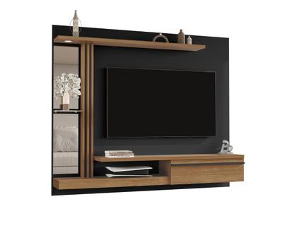 Imagem de Painel para TV até 55 Polegadas LED Prateleira de Vidro Denver