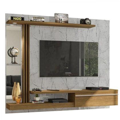 Imagem de Painel para TV até 55 Polegadas LED Prateleira de Vidro Denver