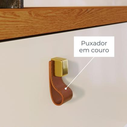 Imagem de Painel para TV até 55 Polegadas MDF 141CMX136,5cm Iris Branco