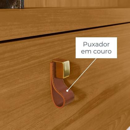 Imagem de Painel para TV até 55 Polegadas MDF 141CMX136,5cm Iris Marrom
