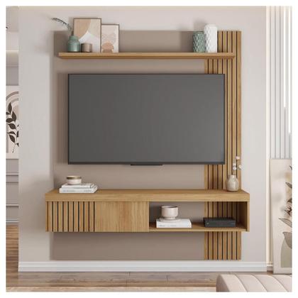 Imagem de Painel Para Tv Até 55 Polegadas Moon Marrom Caemmun
