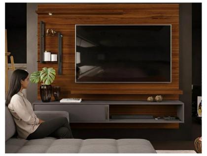 Imagem de Painel para TV até 60” DJ Móveis New Greco 2 Prateleira