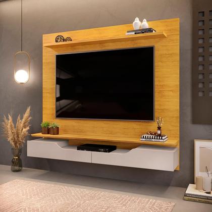 Imagem de Painel para TV até 60 Polegadas com 2 Portas DJ Móveis Levi Cedro Bali
