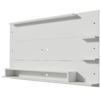 Imagem de Painel para TV até 60 Polegadas Madesa Alfa com Prateleiras e Nichos - Branco
